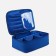 Road cosmetic bag on lightning, blue color