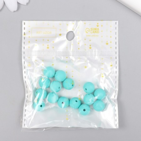 Busina silicone "round" turquoise-green d = 0.9 cm-2