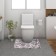Bathroom mat Ethel "Marine Life", 50x40 cm, velor