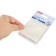 Block with a sticky edge of 76*76mm Brauberg Transparent 100l, transparent 115205