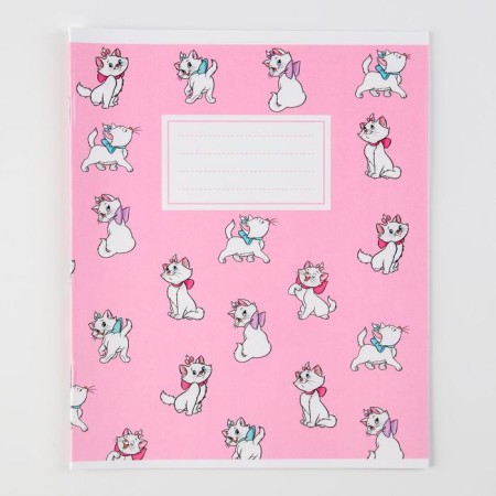 Notebook in a ruler of 12 sheets, 5 types of mix, cover coated cardboard, cats aristocrats-6