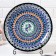 Largan Rishtan ceramics "Patterns", 32 cm, blue