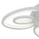 Chandelier 1094/3wt LED 48W 3000-6000k Dimmer white 50x50 cm Bayerlux
