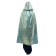 Carnival cloak adult, satin, color gold pattern on blue, length 120cm