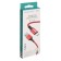 Cable Borofone BX54, microUSB - USB, 2.4 A, 1 m, nylon braid, red