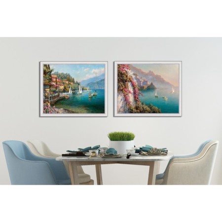 Reproduction of the picture "Yachts on Blue Water", 40x50 cm, frame 45-a355-5