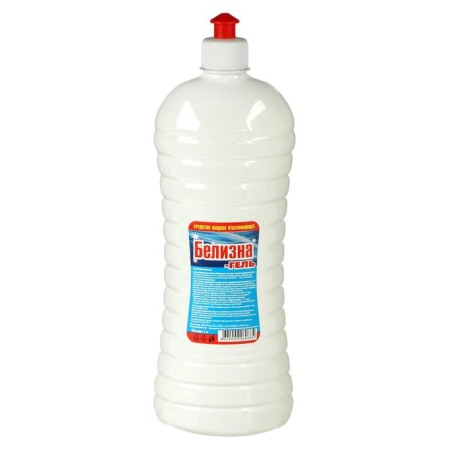 Cleaning remedy of white gel, push-gun, flat, disinfectant, 1 liter