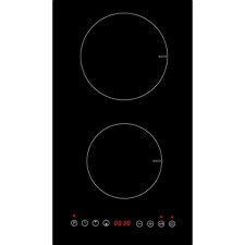 Варочная поверхность MBS PI-302, индукционная, 2 конфорки, сенсор, 9 уровней нагрева, чёрная