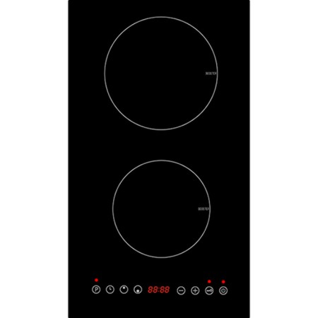 Hon surface MBS Pi-302, induction, 2 burners, sensor, 9 heating levels, black