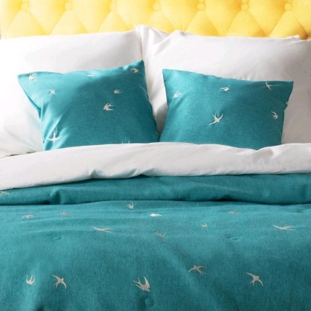 Set "Prime": a bedspread 160 x 220 cm, pillowcases 40 x 40 cm - 2 pcs, turquoise-2
