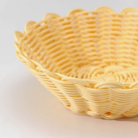 Basket for fruits and bread Vanilla, 17 × 17 × 6 cm-2