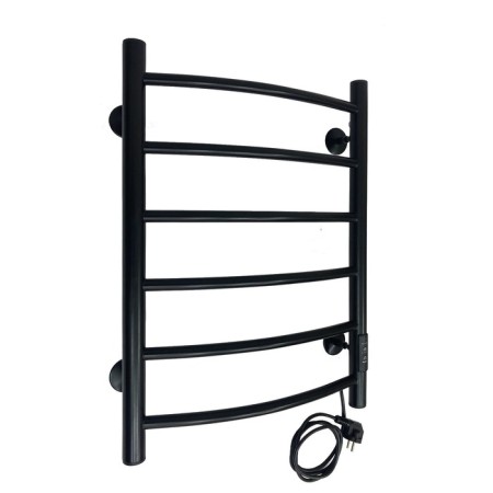 Electric towel "Sanprise" Classic P6, 400x600 mm, right, black-1