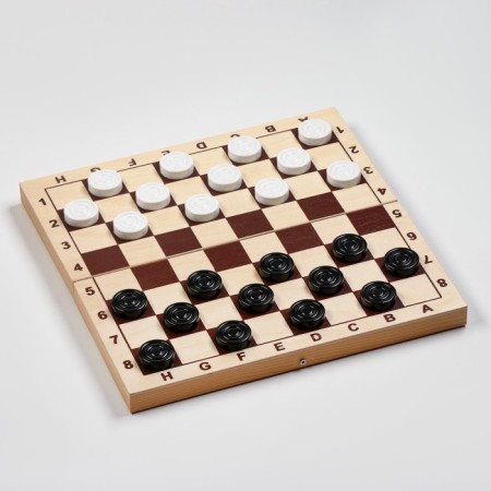 Checkers "Classic", D-3 cm, h-0.9 cm-4