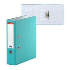A4, 70 mm, erichkrause, standard, boumvinyl, with label on the spine, lower metal knant, turquoise