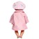Clothing for dolls "raincoat with beret"