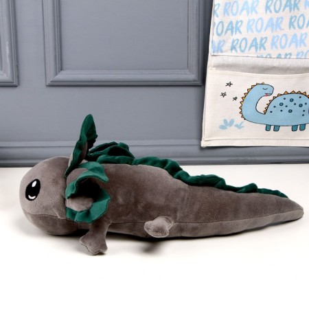 Soft toy "Axolotl", 45 cm, color gray color-3