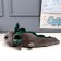 Soft toy "Axolotl", 45 cm, color gray color