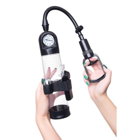 Mechanical pump Sexus Men Training Aksel, ABS plastic, black, 70 cm-5