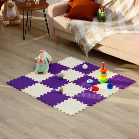 Soft floor universal, 33 × 33 cm, purple color-7