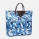 Lightning bag, folding, blue/blue color