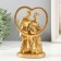 Souvenir Polystone "The Bride and Bride at the Heart" Gold 9.5x5.3x16 cm