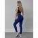 Lingins for fitness women, size 48-52, blue color