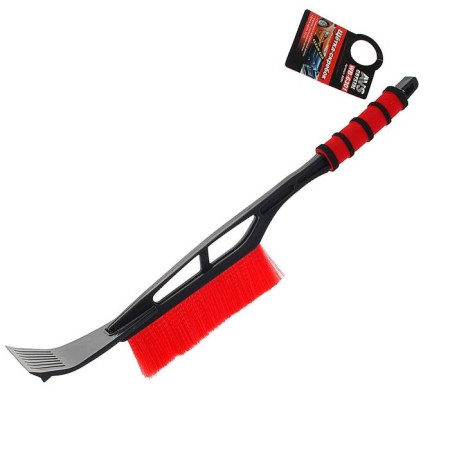 Brush SME, with a scrap, AVS WB-6301, soft handle, fluffy bristles, 53 cm-1