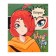 An objective note 48 sheets in the cage "Anime. History", cover shaking cardboard, UV-lak, OFSET BOCom