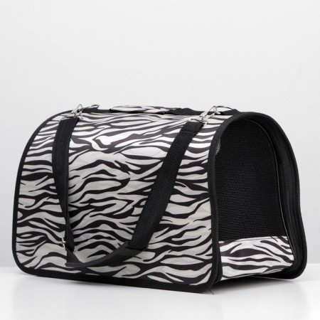 Animal Bag-ledger "White Tiger", size m, 45 x 21 x 27 cm-2
