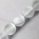 Busins ​​made of natural stone "Cat Eye", set 46 pcs., Size 1 pc. -8 mm, matte gray-white