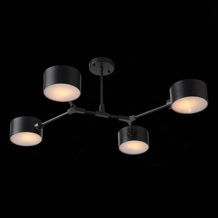 Ceiling EVOLUCE lamp. Sle183402-04. Gemento. 4x60 watts, E14, 68x71.5x32 cm, black color-1