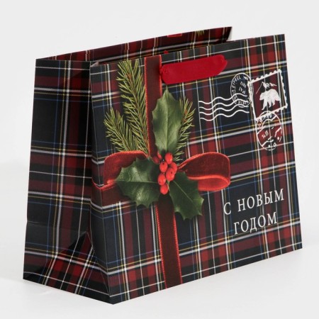 Laminated horizontal package "inspired in winter", MS 18 x 23 x 10 cm, New Year-1