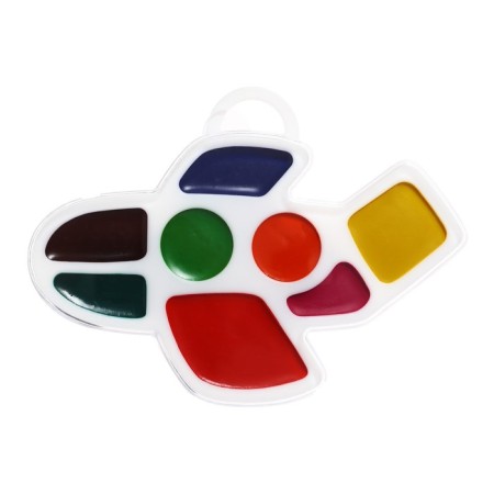 Watercolor "Ray", "Airpill", 8 colors, without brush