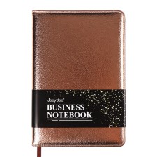 The diary is undathed, PVC cover, A5, 140 liter format, cell, metallic gold