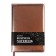 The diary is undathed, PVC cover, A5, 140 liter format, cell, metallic gold