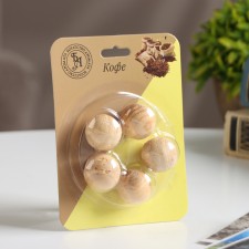 A set of wooden aromashariks 