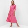 Women's dress Minaku: Enjoy color bright pink, river 44