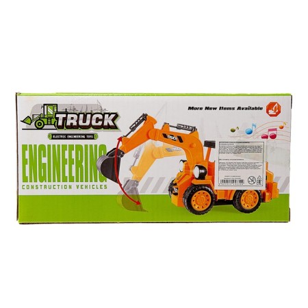Excavator "Stroystaya", works on batteries, light and sound effects-5