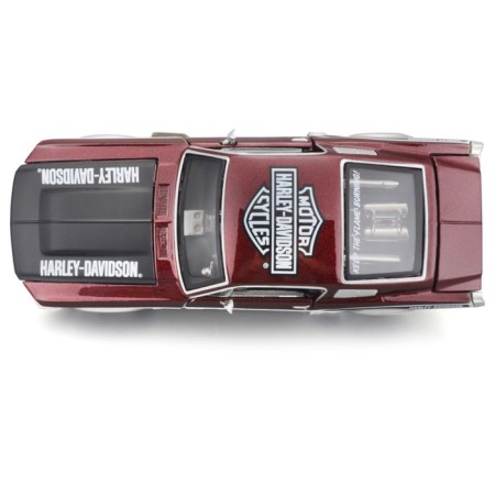 MASTO Die-Cast Harley-Davidson 1967 Ford Mustang GT, 1:24, Black-Orange color-1