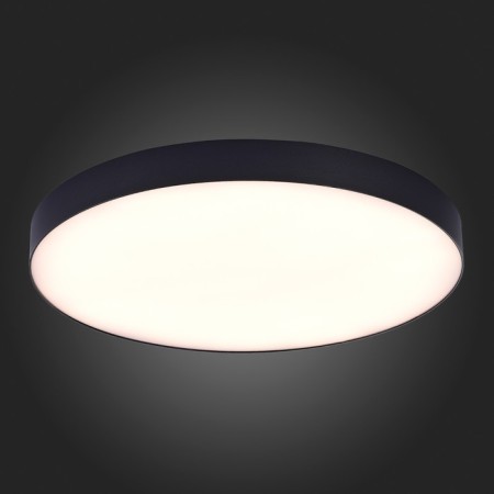 Ceiling lamp ST LUCE. ST606.432.96. 1x96 W, LED, 3000K, 8640 LM, 60x60x5.5 cm, black color-2