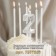 Candle in the cake on the skewer "Almaz", the number "2", silver, 4.8x2.6 cm