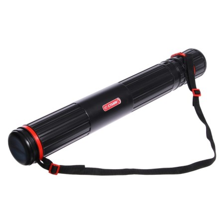 Telescopic tube on a belt, a0, diameter 85 mm, length 630-1100 mm, black-3