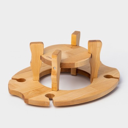 ADELICA-40 × 30 × 18 cm, birch birch table and wine-6