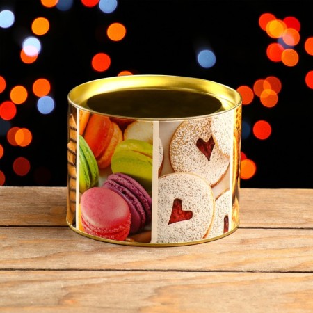 Gift box, tube "Delicious tea party" 120 x 90 mm (70 mm intra -height)-1