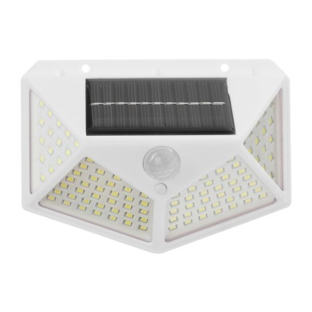 Garden lamp on a sunny battery, invoice, 13 × 9.5 × 5.5 cm, 100 LED, white glow-2