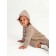 Knitted Knitted Pure Love Tot, demi -season, height 68 cm, beige color