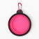 Silicone bowl, folding, 250 ml, 13 cm, pink 6253509