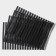 Set of serving napkins on the Magistro table, 4 pcs, 30 × 45 cm, black color