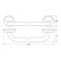 A towel rod 60 cm, chrome, fbs