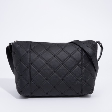 Bag Cross-Bodi with a zipper, black color